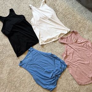 workout Tank Top bundle - Black, White, Blue, Pink